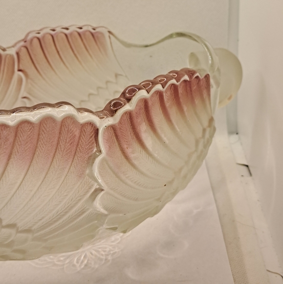 Vintage Mikasa Walther Crystal Bowl Swan Handle - Picture 7 of 7